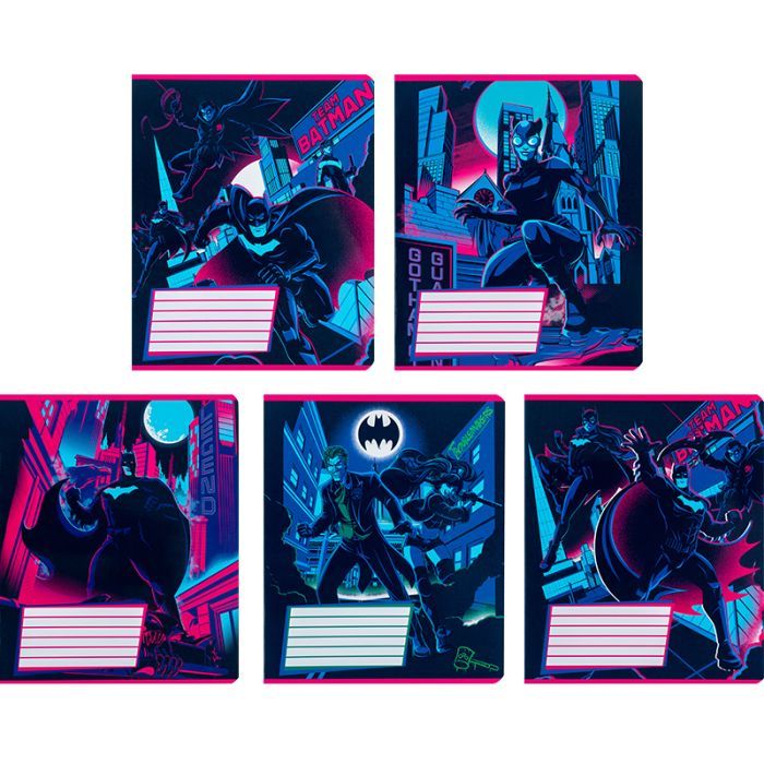 Зошит Kite DC Comics 18 аркушів, лінія (DC24-237)