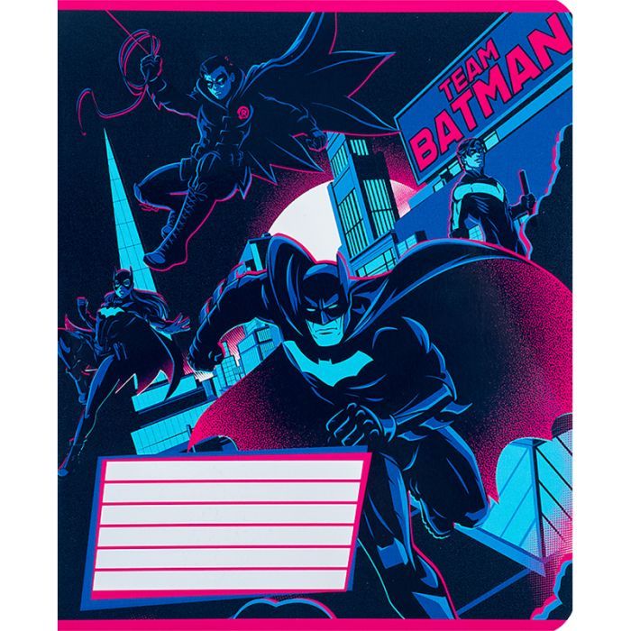 Зошит Kite DC Comics 18 аркушів, лінія (DC24-237) зображення 4