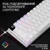 Клавиатура Logitech G Pro X 60 Lightspeed GX Tactile Wireless/Bluetooth UA White (920-011930) изображение 12