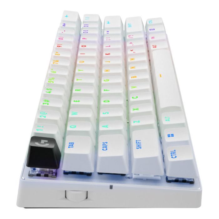 Клавиатура Logitech G Pro X 60 Lightspeed GX Tactile Wireless/Bluetooth UA White (920-011930) изображение 4