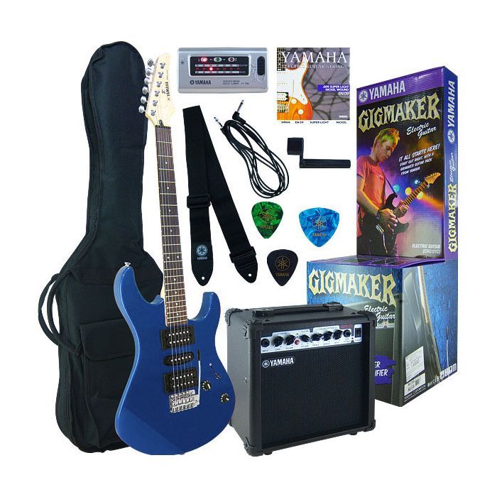 Электрогитара Yamaha Gigmaker ERG121 GPII Metallic Blue Набор для начинающих (ERG121GPII MTU) изображение 2
