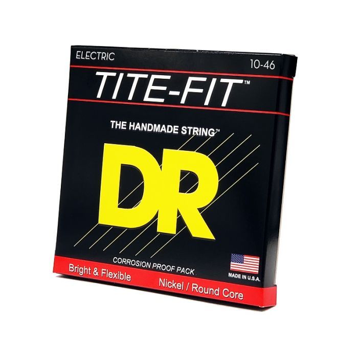 Струны для гитары DR Strings TITE-FIT Electric - Medium (10-46) (MT-10) изображение 2
