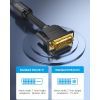 Кабель мультимедийный DVI to DVI 24+1pin 8.0m 2K 60Hz ferrite Vention (EAEBK) изображение 2