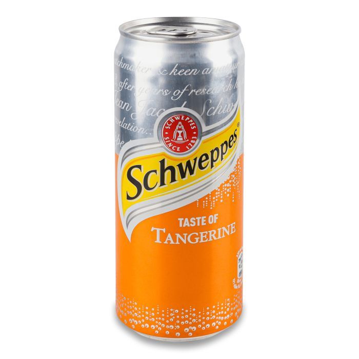 Напиток Schweppes Tangerine Безалкогольный сильногазированный 330 мл (5449000221506)