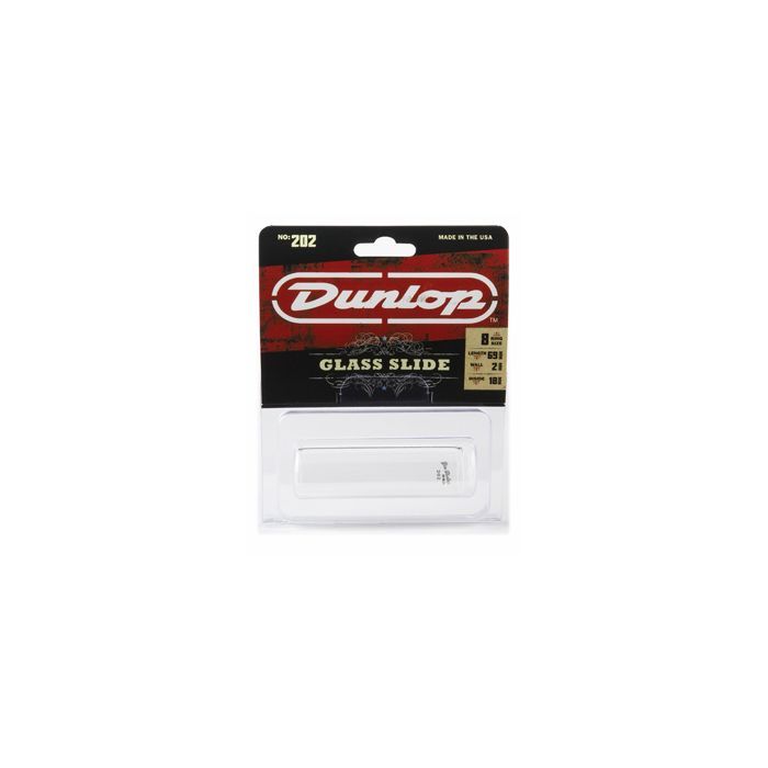 Слайдер для гітари Jim Dunlop Regular Wall Medium Glass Slide (202) зображення 3