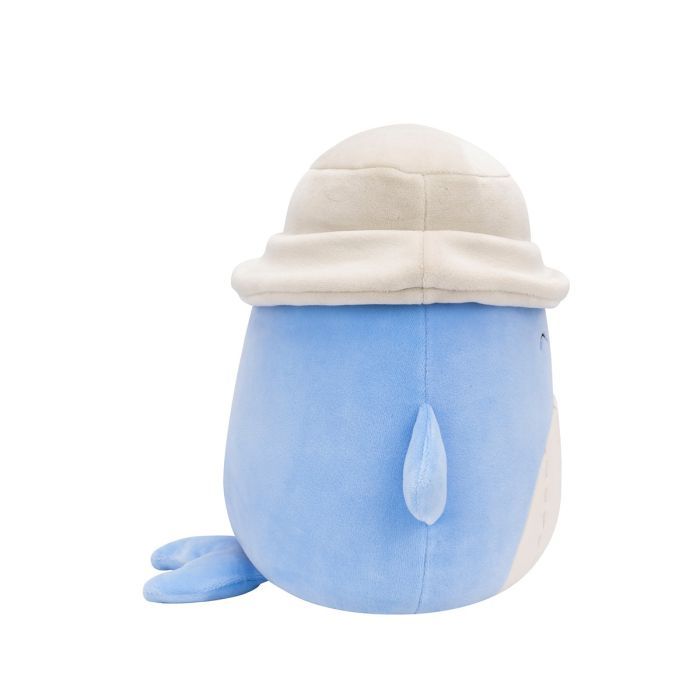 Мягкая игрушка Squishmallows Синий кит Самир в панаме 19 см (SQCR06593) изображение 5