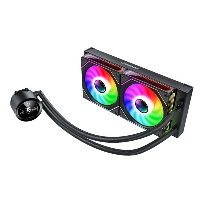 Система жидкостного охлаждения Gamemax IceBurg 240 Digital BK изображение 2