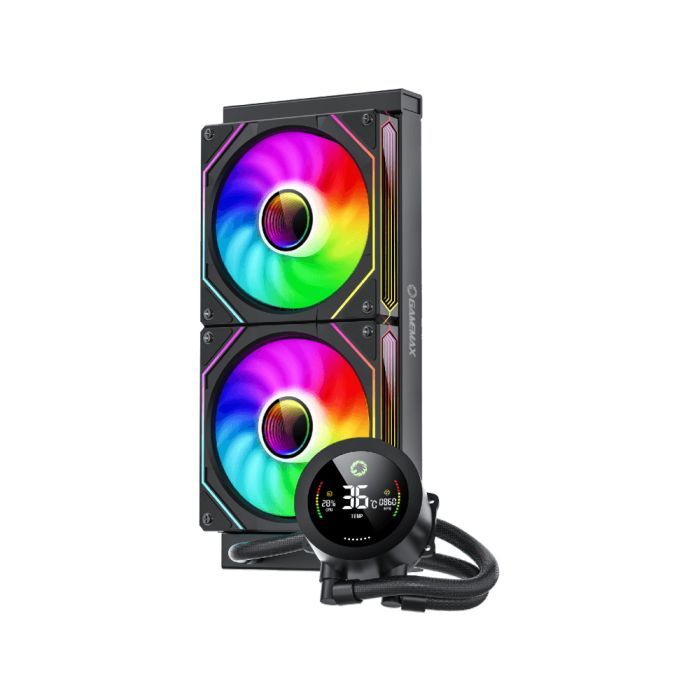 Система жидкостного охлаждения Gamemax IceBurg 240 Digital BK изображение 3