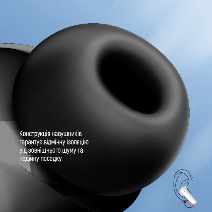 Наушники ColorWay Slim TWS-1 Earbuds Long Life Beige (CW-TWS1BE) изображение 10