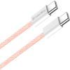 Дата кабель USB-C to USB-C 1.0m 60W 3.0А pink ColorWay (CW-CBPDCC061-P) зображення 2