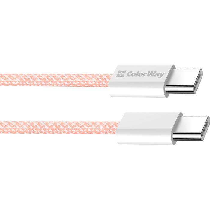 Дата кабель USB-C to USB-C 1.0m 60W 3.0А black ColorWay (CW-CBPDCC061-BK) зображення 3