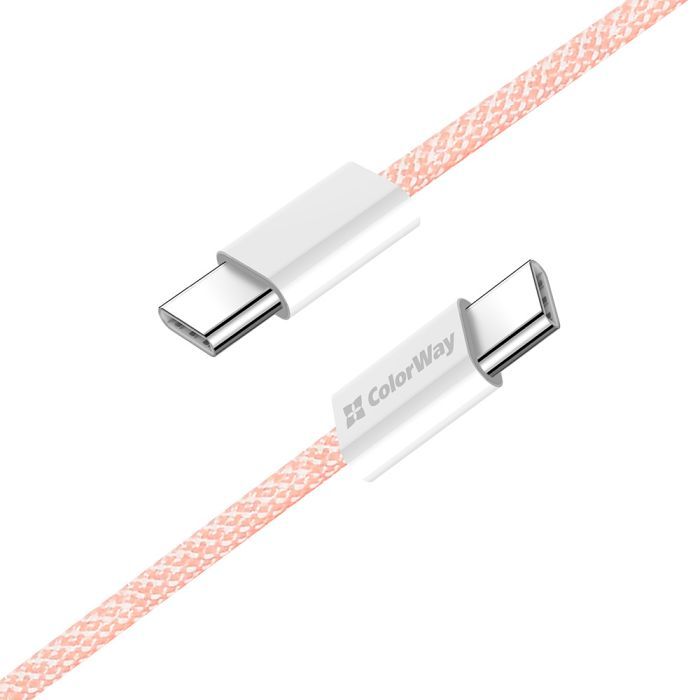 Дата кабель USB-C to USB-C 1.0m 60W 3.0А black ColorWay (CW-CBPDCC061-BK) зображення 4