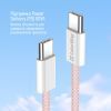 Дата кабель USB-C to USB-C 1.0m 60W 3.0А pink ColorWay (CW-CBPDCC061-P) зображення 7