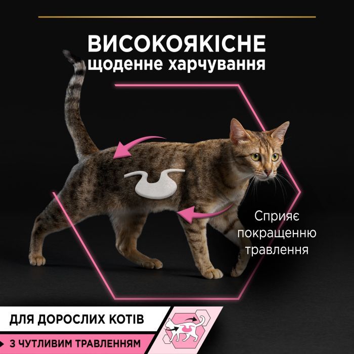 Влажный корм для кошек Purina Pro Plan Cat Nutrisavour Delicate Для кошек с чувствительным пищеварением С океанической рыбой 75 г (8445290660923) изображение 5