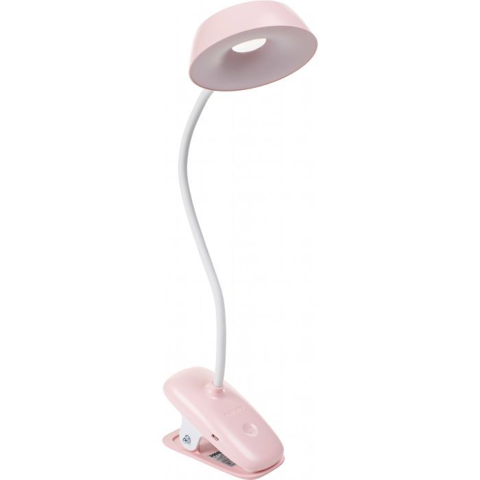 Настільна лампа Philips Donutclip 3Вт 4000K 1200мАг USB-A рожевий (929003179607) зображення 4