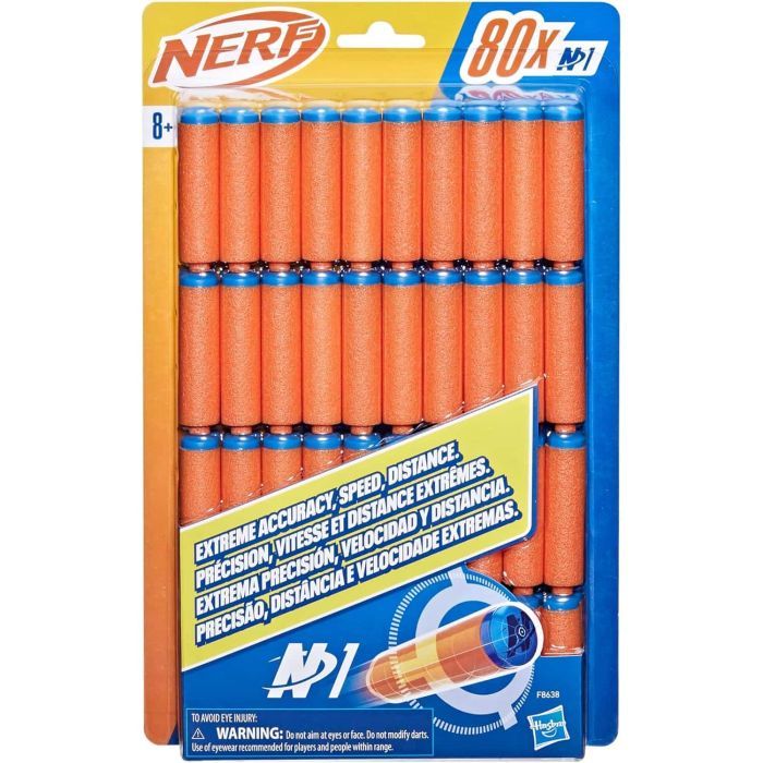 Игрушечное оружие Hasbro Набор из 80 стрел для бластеров серии Nerf N Series (F8638) изображение 2