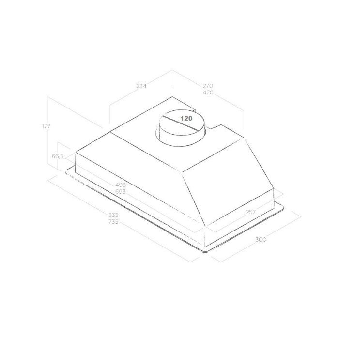 Витяжка кухонна Elica CT17 C WH/A/52 зображення 8
