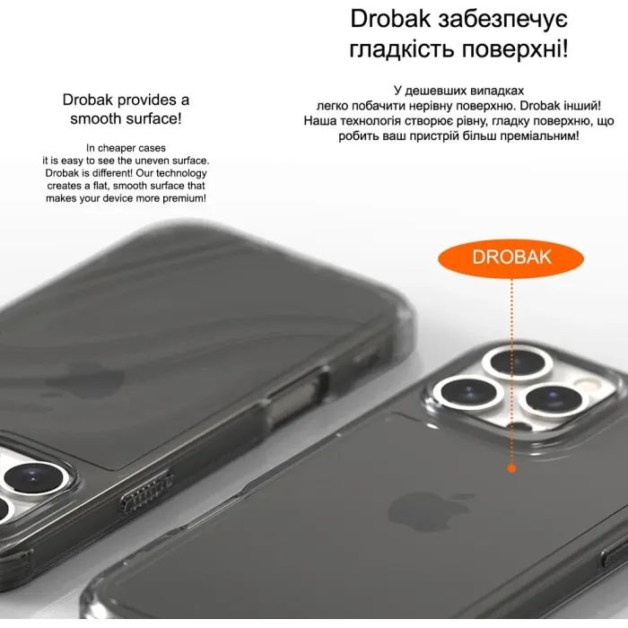 Чехол для мобильного телефона Drobak Acrylic Case with Airbag для Apple iPhone 14 (949401) изображение 3