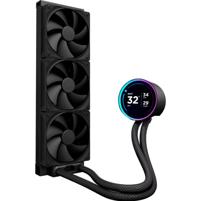 Система жидкостного охлаждения NZXT Kraken Elite 360mm AIO (RL-KN36E-B2) изображение 2