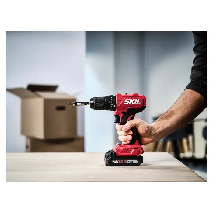 Шуруповерт Skil аккумуляторный безщеточный ударный 3021 HB, 2x2Ah, кейс (CD1E3021HB) изображение 2