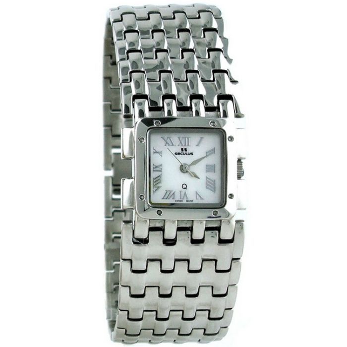 Наручний годинник Seculus 1644.2.763 ss case, white mop dial, ss bracelet