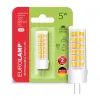 Лампочка Eurolamp Светодиодная капсульная лампа EUROLAMP LED силикон G4 5W 500Lm 300 (LED-G4-0530(220)) изображение 2