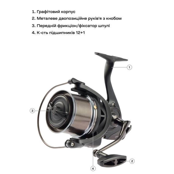 Катушка Brain Mission SE Reel 8000 12+1 BB 4.11 (1858.47.10) изображение 5