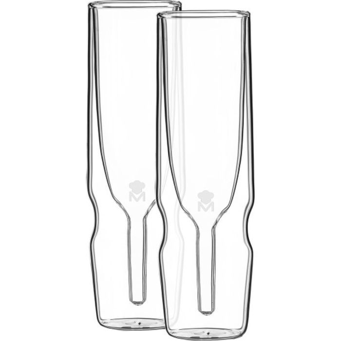 Набор стаканов MasterPro Mixology з подвійними стінками, 190 мл, 2 шт (BGMP-20205)