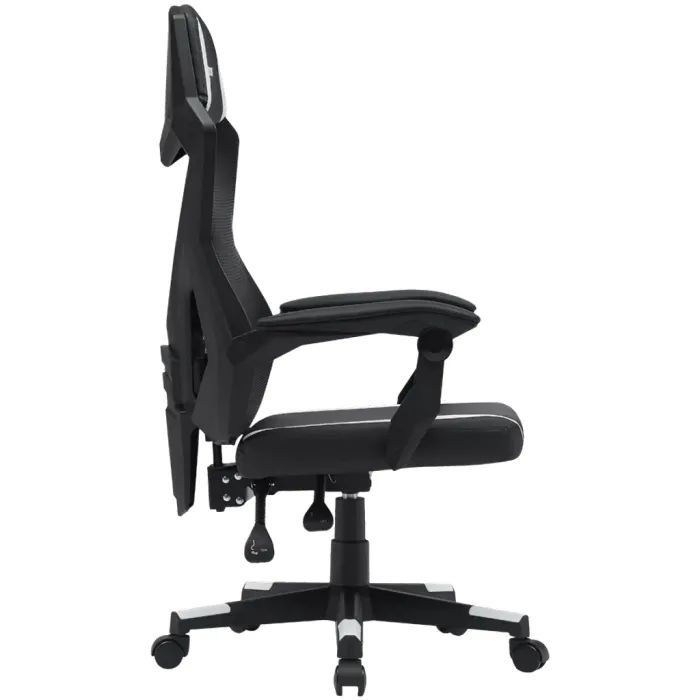 Кресло игровое Canyon Flow MCH01 Mesh Black/White (CNE-MCH01W) изображение 3