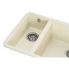 Мойка кухонная GRANADO Under top DOUBLE ivory (gr3404) изображение 5