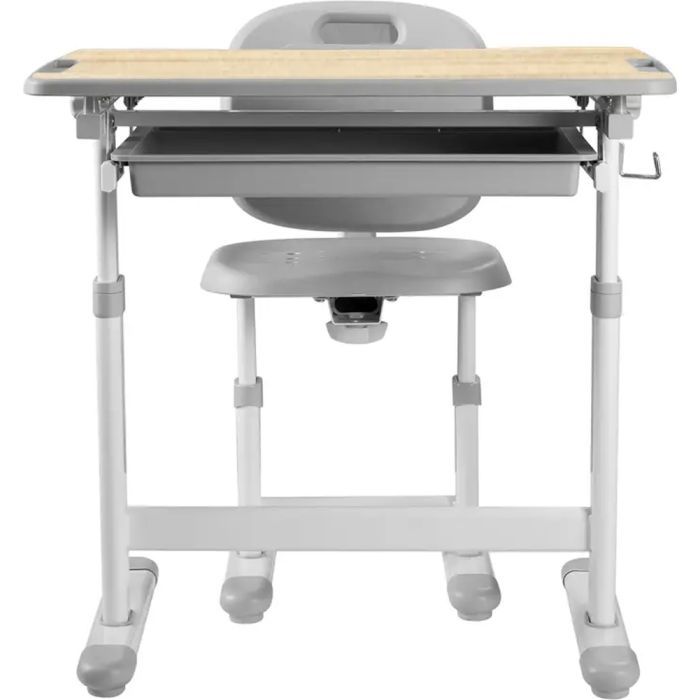 Парта со стулом FunDesk Piccolino III Grey-w изображение 4
