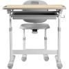Парта со стулом FunDesk Piccolino III Grey-w изображение 4