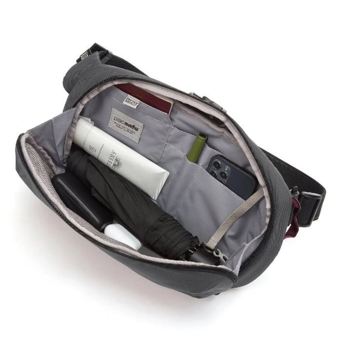 Сумка Pacsafe Metrosafe X Urban Sling Графітова (30615144) зображення 7