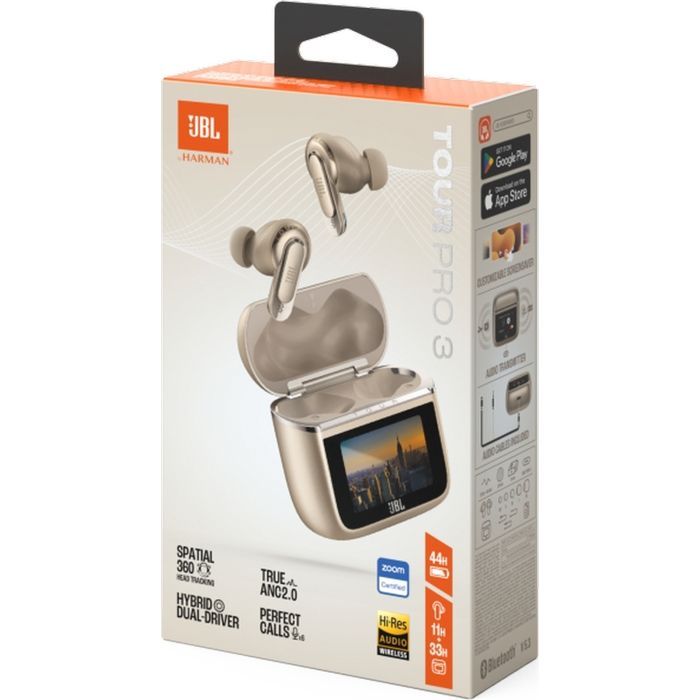 Навушники JBL Tour Pro 3 Latte (JBLTOURPRO3LTT) зображення 12