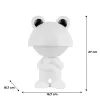 Нічник Kite Світильник LED з акумулятором Dreamy Froggy, білий (K25-315-3-1) зображення 6