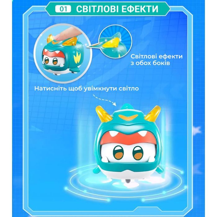 Фігурка Super Wings Super Pet Тіно улюбленець (Tino pet), світло (EU770421) зображення 3