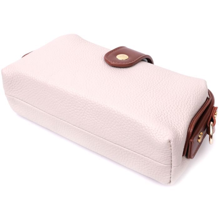 Сумка Vintage Из натуральной кожи Белая (22426) изображение 5