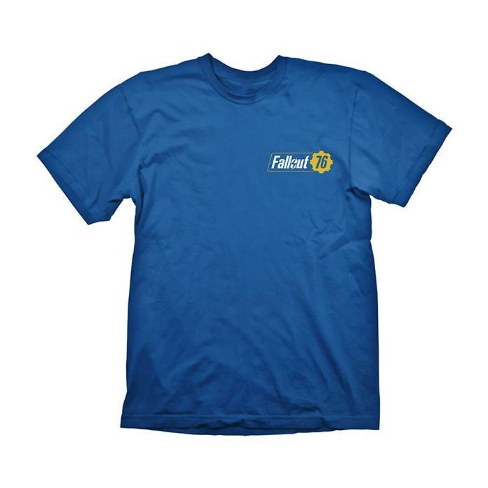 Футболка Gaya Entertainment Fallout "Vault 76" Блакитна S (GE6267S)