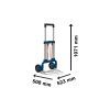 Візок вантажний Bosch складний, алюмінієвий, платформа 52.3х50.8см, до 125кг (1.600.A00.1SA) зображення 6