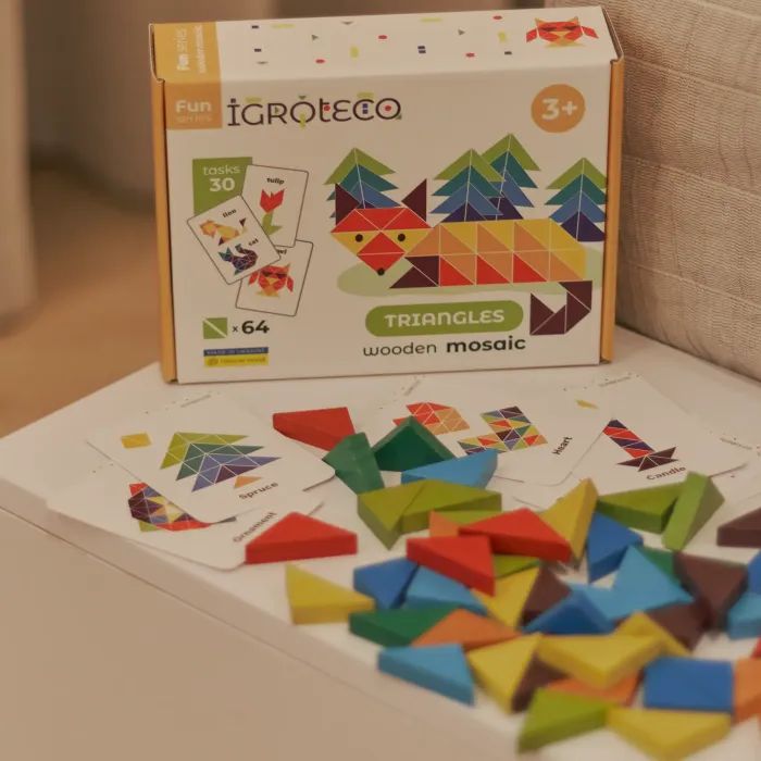 Развивающая игрушка Ігротеко Треугольная мозаика 64 элементов (900194) изображение 5 Развивающая игрушка Ігротеко Треугольная мозаика 64 элементов (900194) изображение 5