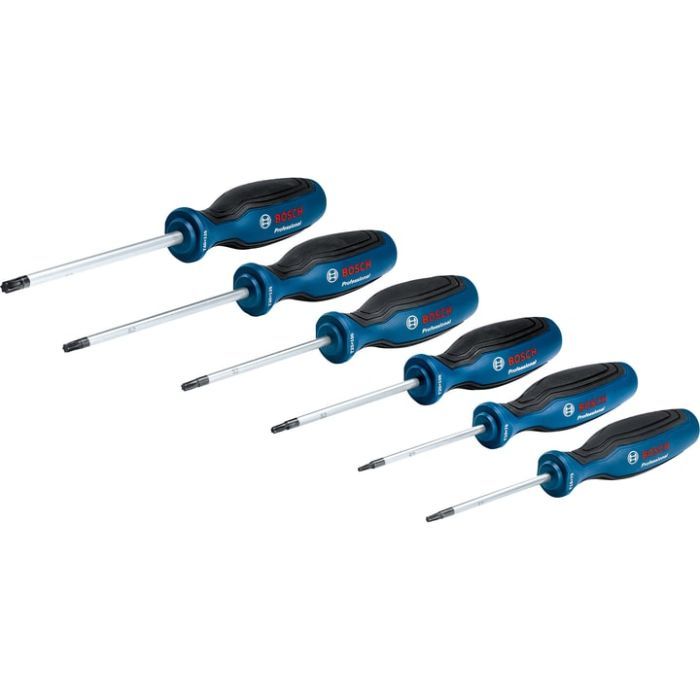 Набор отверток Bosch Torx 6шт, T10х75, T15х75, T20x100, T25x100, T30x125, T40x125 мм (1.600.A01.V09) изображение 4