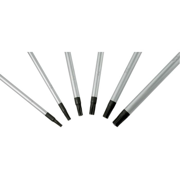 Набор отверток Bosch Torx 6шт, T10х75, T15х75, T20x100, T25x100, T30x125, T40x125 мм (1.600.A01.V09) изображение 6