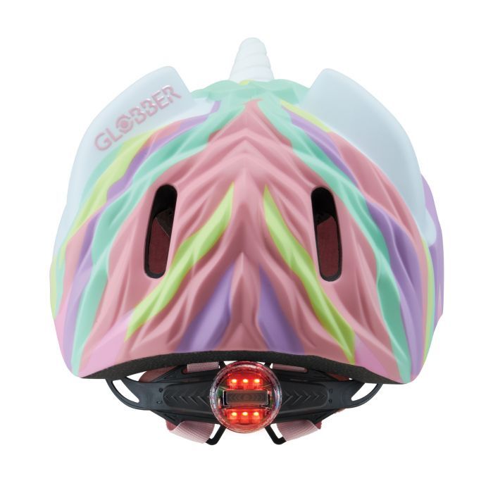 Шлем Globber Fantasy Единорог белый S/M, с фонариком (605-110) изображение 7