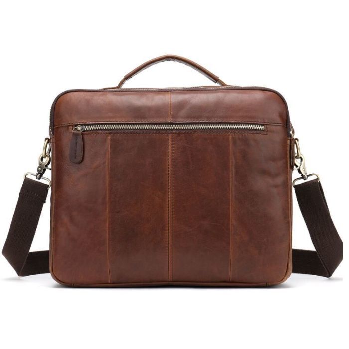 Сумка Vintage Коричневая (14717) изображение 2