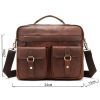 Сумка Vintage Коричневая (14717) изображение 3