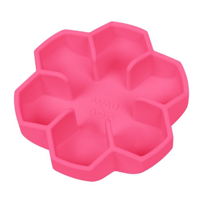 Универсальная посуда для животных WAUDOG Silicone миска для медленного питания 750 мл голубая (23542)