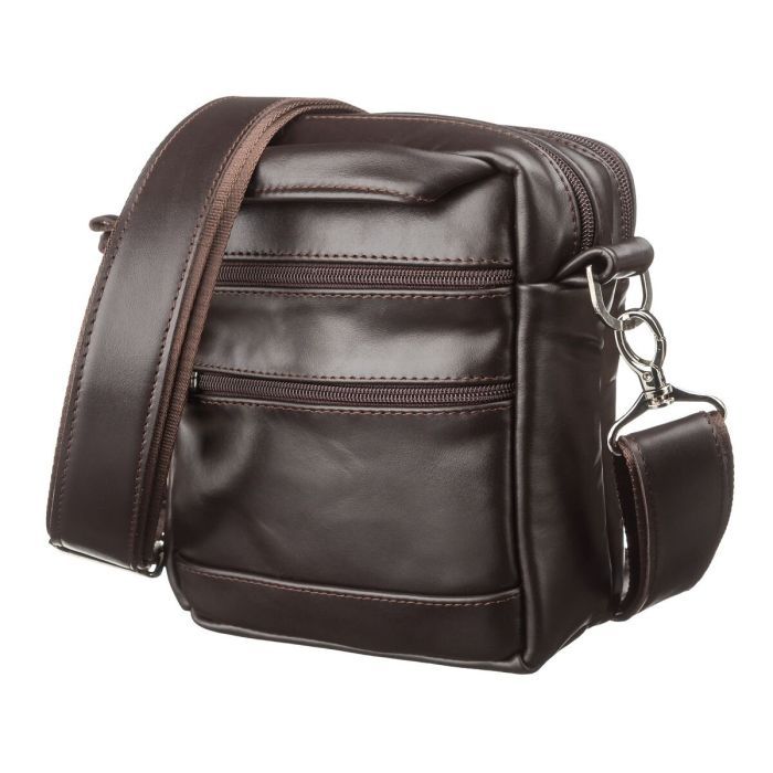 Сумка Shvigel Кожаная Коричневая (11125) изображение 2