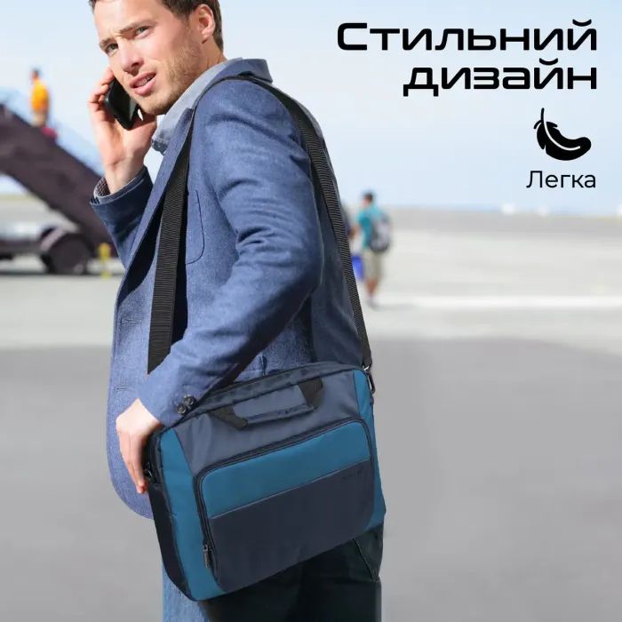 Сумка для ноутбука Promate 15.6" Limber-MB black (limber-mb.black) изображение 4