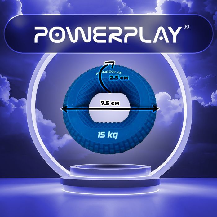 Эспандер PowerPlay PP-4333 Hand Grip Light 15 кг Блакитний (PP_4333_Blue_15kg) изображение 9