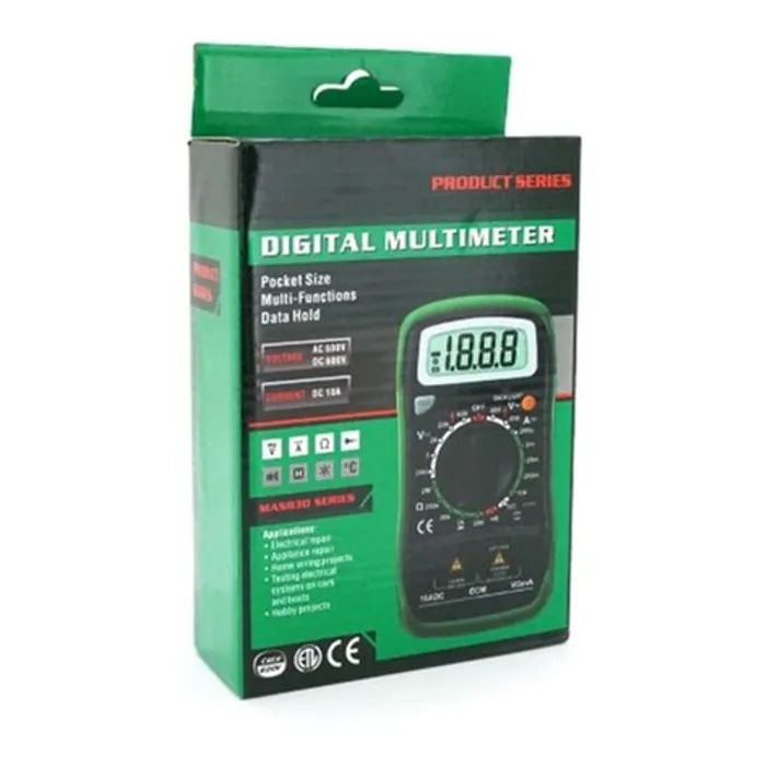 Цифровой мультиметр Mayilon MAS-830L, V, A, R (MAS-830L) изображение 2